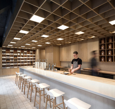 加拿大传统茶乐茶商空间设计 |Design by leckiestudio